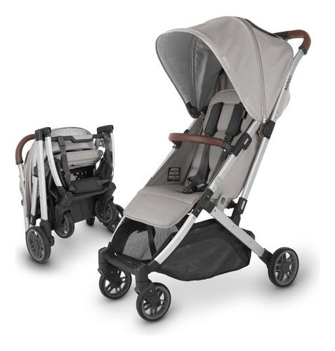 Coche Uppababy Minu V2 Stella Color Gris Chasis Plateado