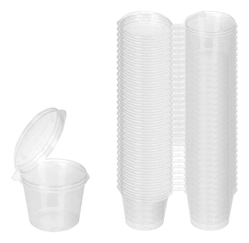 Caja De Salsa Desechable De 100 Piezas Para Salsas Y Salsas,