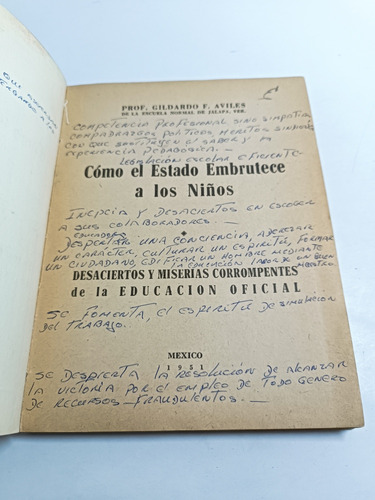 Cómo El Estado Embrutece A Los Niños Prof. Gildardo F Aviles