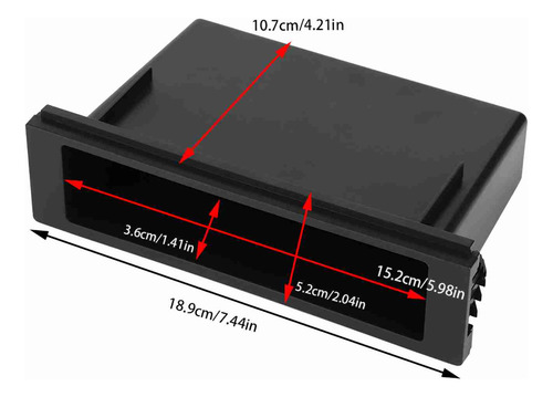 Organizador Interior De Coche, 1 Din, Para Almacenamiento De