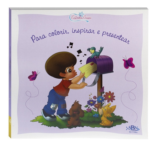 Livro Infantil P/ Colorir Inspirar E Presentear Estrela Guia