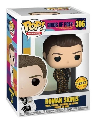 Funko Pop Roman Sionis 306 Chase Exclusivo Birds Of Prey