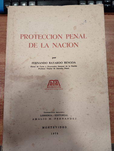 Protección Penal De La Nación Fernando Bayardo Bengoa