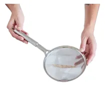 Comprar Colador Con Mango Acero Inoxidable Malla Fina Diam 16 Cm
