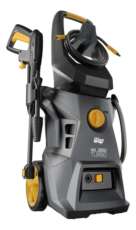 Lavadora de Alta Pressão WAP WL 2660 Turbo com Aplicador de Detergente e Agulha Desobstruidora