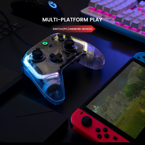 Control Gamesir Kaleid T4 Alambrico P/ Pc, Switch Y Android