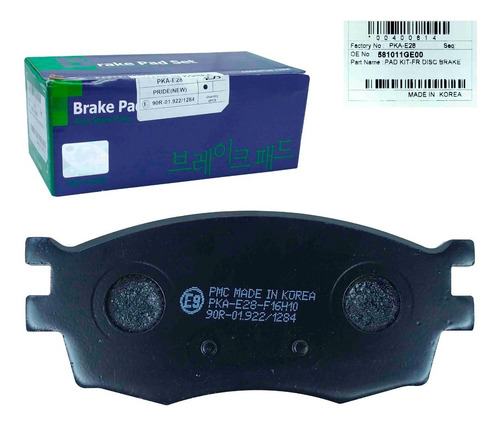 Imagen 4 de 10 de Pastillas Delanteras Kia Rio Cvvt 1.6 2008 2009 2010 2011