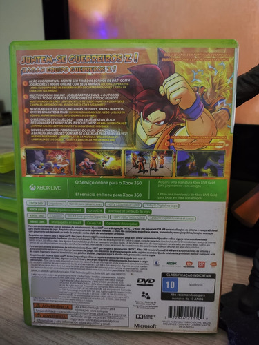 Jogo Dragon Ball Z Original Mídia Física Xbox 360 - Usado (Usado)