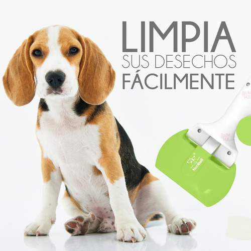 Coletor de fezes Popo com dispensador de bolsas 27 cm cinza com verde