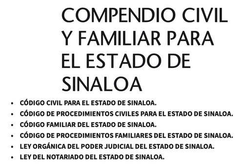 Código Civil Sinaloa