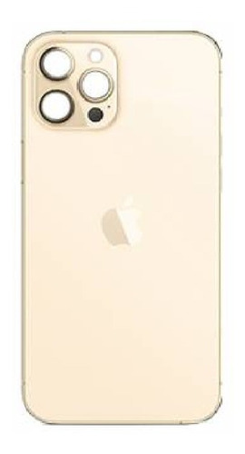 Carcaza Apple iPhone 12 Pro Max Dorado Incluye Tapa Trasera