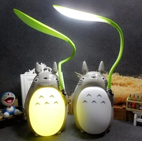 Imagen 2 de 3 de Lámpara Totoro Con Hoja - Studio Ghibli