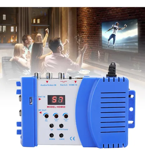 Digital Rf Modulator Hdmi Hdm69 Converter Av-rf Vhf Uhf