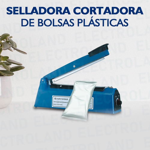 Selladora Bolsas Plasticas Cortadora 40cm Progresiva Envios