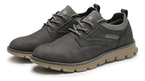 Zapatos Oxford Casuales Suede Cafe