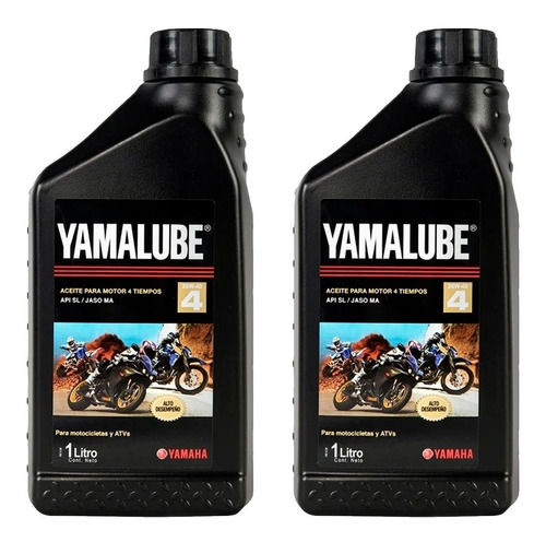 Aceite Mineral Yamalube 4t 20w40 Yamaha X2 Siamotos++