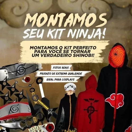 Bandana Azul Naruto Aldeia Vila Da Folha Ninja Anime Nº1 no Shoptime