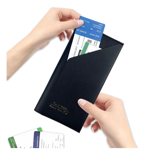 Funda De Protección De Viaje De Piel Sintética Con Soporte P