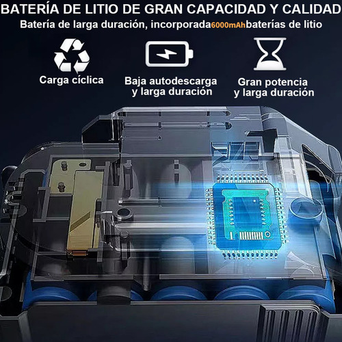Ventilador Portátil Inalámbrico Ventiladores Piso Recargable Bokoptyr 2500 Rpm - 3500 Rpm La Batería Es Desmontable Lo Que La Hace Fácil De Llevar Aplicable Para Múltiples Escenarios