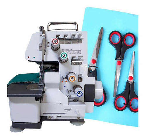 Máquina de coser overlock Lumina Sienna portable gris 220V