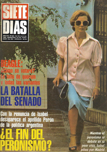 Siete Dias 1985 Peronismo Isabel Jairo Cabral Paula Diagosti