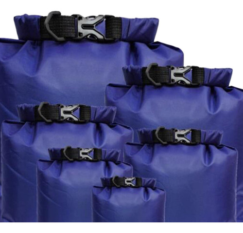 6x Juego De Bolsas Secas Impermeables Sacos Secos Azul Azul
