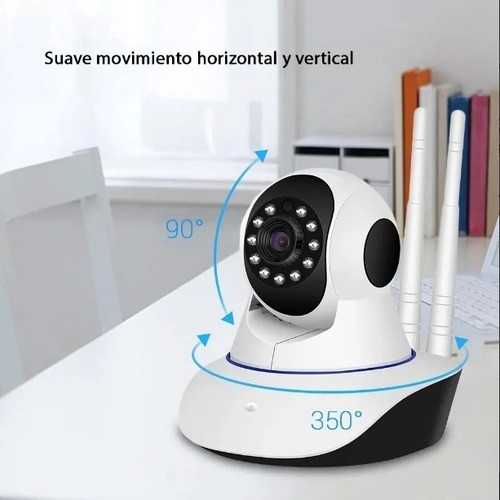 Camara Seguridad Ip Wifi 1080p Mov 360 Infrarroja Full Hd
