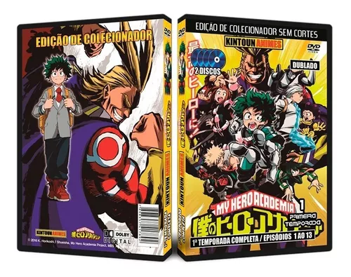 Dvd Boku No Hero Academia 4ª Temporada Completa E Dublada