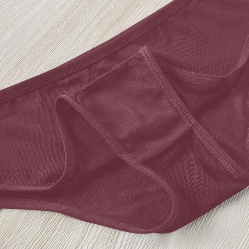 D Ropa Interior Sin Costuras Para Mujer Con Triangular Trans