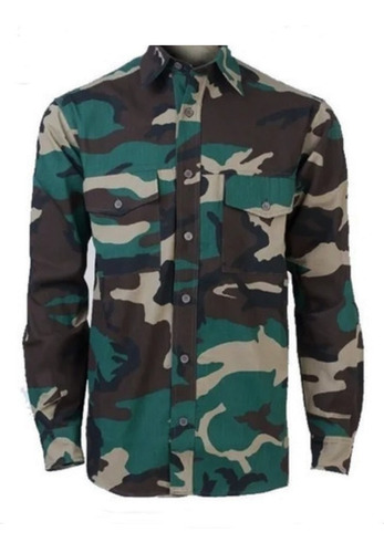 Camisa Camuflado Ejercito -  Ripstop (antidesgarro)