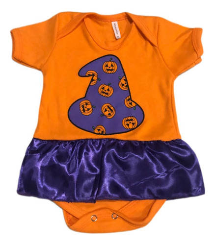 Body Bebe Tematico Hallowen - Fantasia Envio Rapido