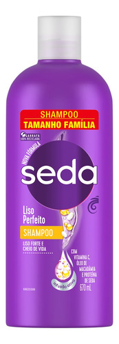 Kit C/ 2 Shampoo Liso Perfeito Tamanho Familia 670ml Seda