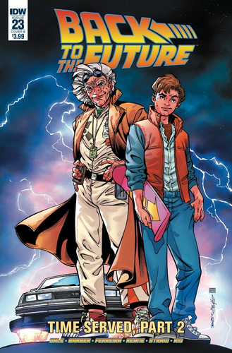 Idw Back To The Future #23 Varian Comic Volver Al Futuro Usa