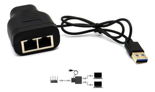 Awaduo Divisor Ethernet Rj45, Conector Extensor Ethernet 1 A