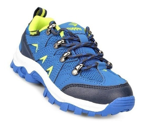 Zapatillas Topper Niño Trekking Gondor Originales Azul