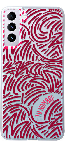 Funda Para Galaxy Para Mujer Rayas Vino Con Tu Nombre