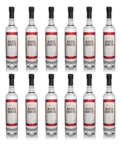 Mi Maria Bonita Tequila Blanco 100% Agave 750ml Caja 12pzs