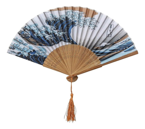 2 Unidades De Ventilador De Mão Dobrável Com Design Ondulado