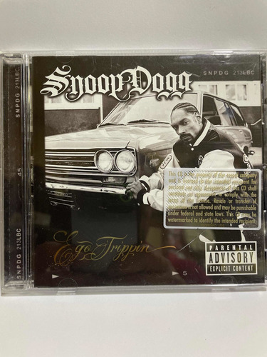 Cd Snoop Dogg Ego Trippin. Importado, Excelente Estado