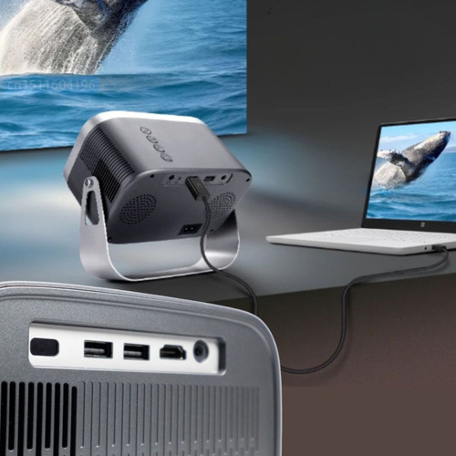 Projetor De Imagem Wifi Com Android Full Hd Notebook Cel Usb Cor Cinza-escuro 127/220v