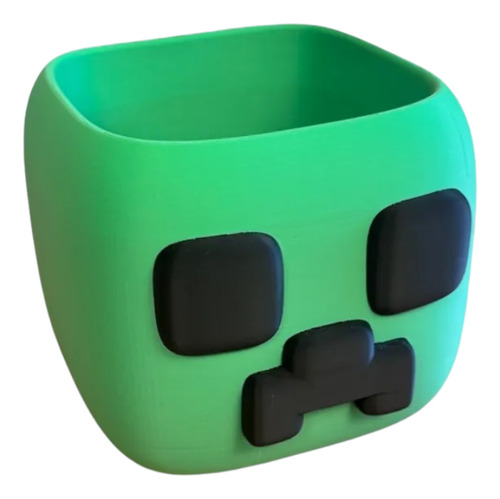Pochoclera Minecraft Creeper (2.2 Litros) - 3d