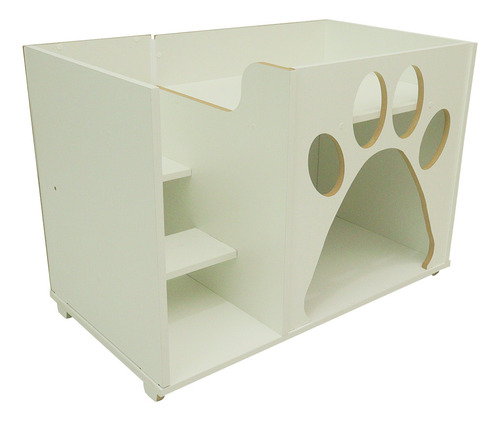 Casa Cama Cachorro Gato Pets Com Escada - Tedy