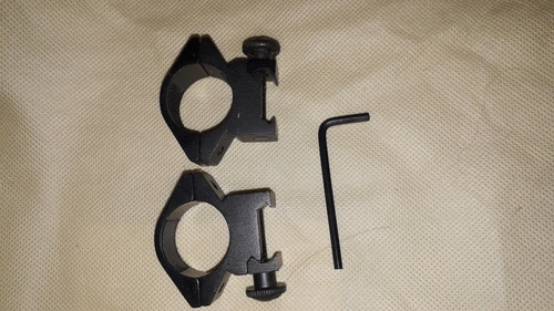 Monturas 25mm Riel 20mm Para Miras Telescópicas O Linternas