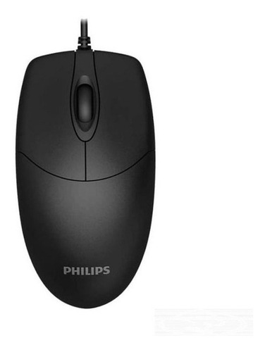 Mouse Cableado Philips M234 Optico Usb 2.0 Pc Notebook Negro
