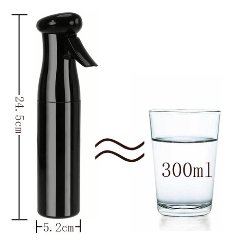 Pulverizador de atomização fina portátil de 300 ml
