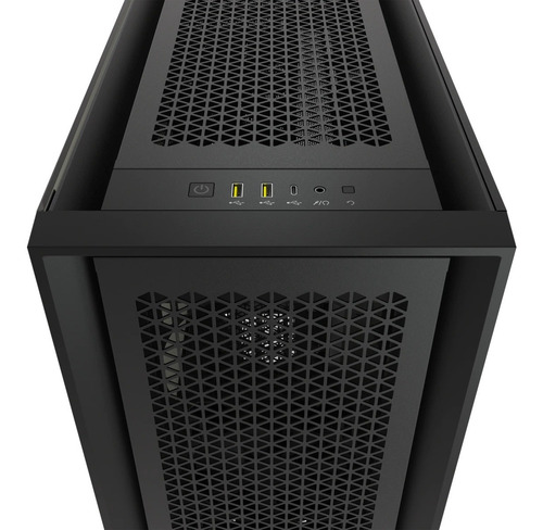 Imagen 4 de 10 de Gabinete Gamer Corsair Airflow 5000d Vidrio Templado Black