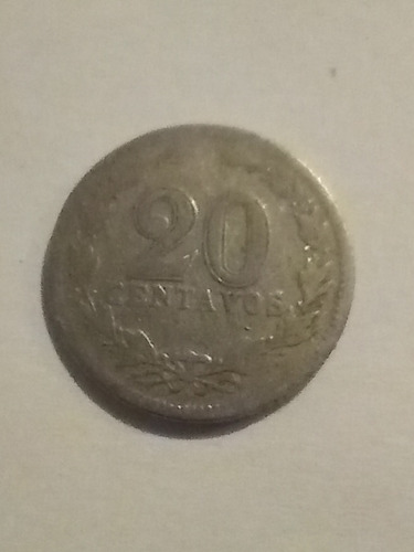 Moneda De 20 Centavos Argentina Año 1911!