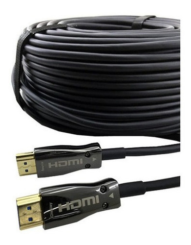 Cabo Hdmi 2.0 Hdr 4k Fibra Óptica 18gbps 60 Metros