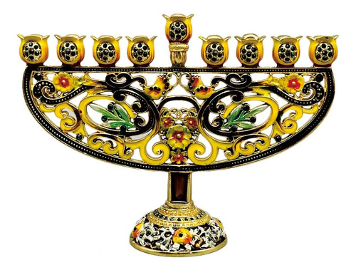 Holders,jerusalem Menorah Candle Holder 9 Branch 16cm×12cm