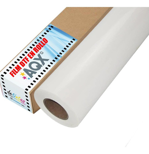 Rollo Film Dtf Glossy Doble Faz 60cm X 100mt Impresión